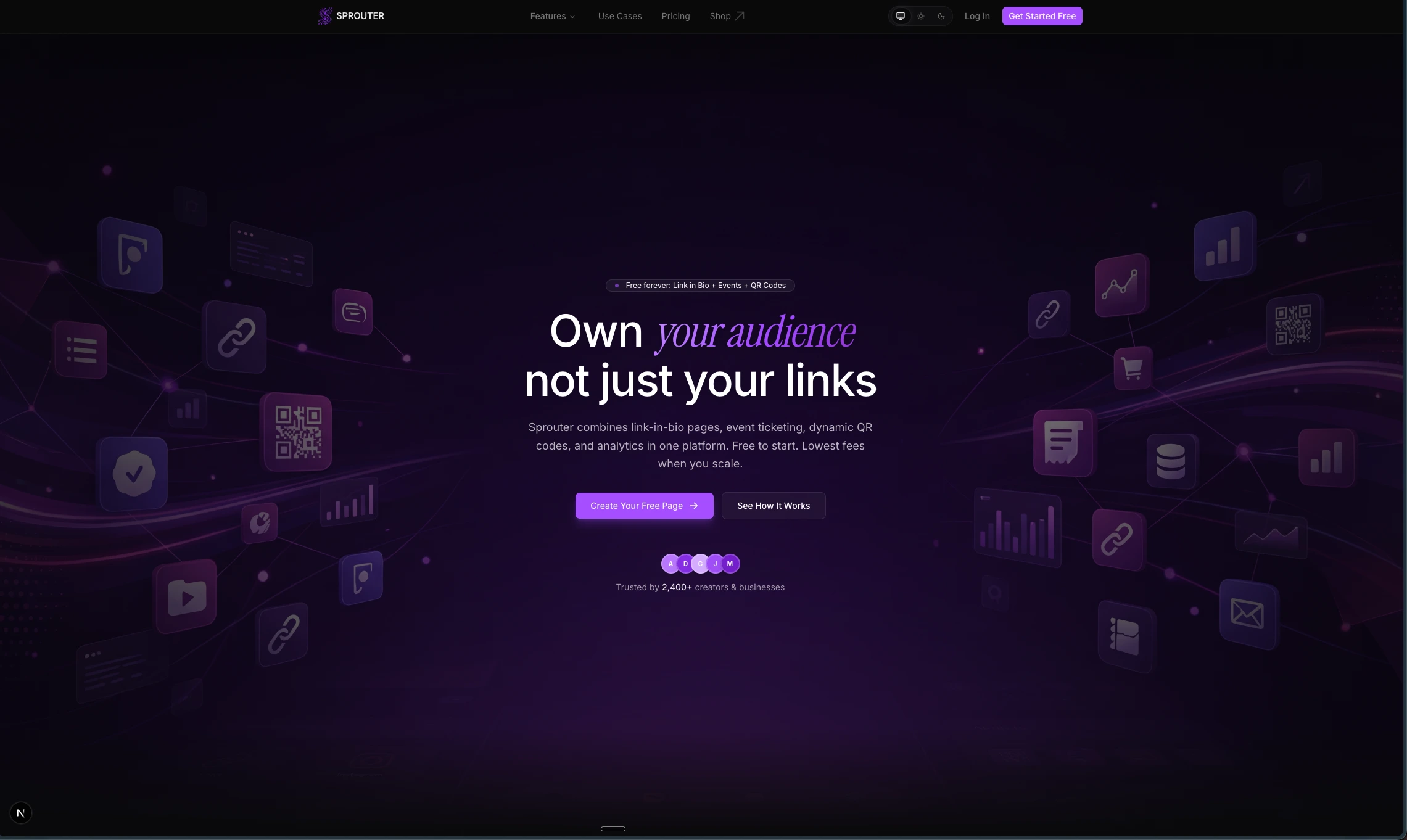 Sprouter — after redesign